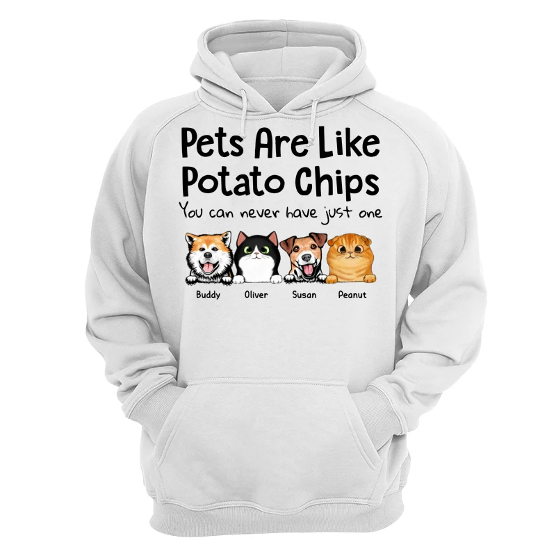 Peeking Dogs Cats Like Potato Chips Personalized Shirt - Image 13