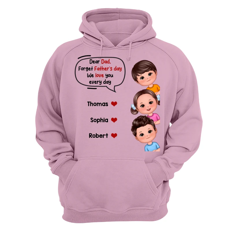 Peeking Doll Kids Happy Father‘s Day Personalized Shirt - Image 15