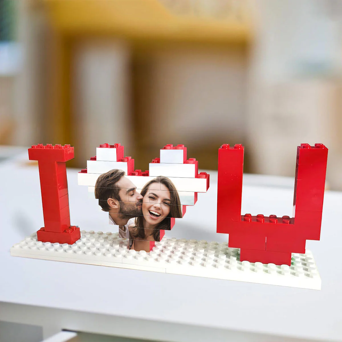 Personalized Building Blocks Puzzle, Custom Photo Puzzle, I Love You Block Puzzle, Gift for Him, Gift for Her - Image 5