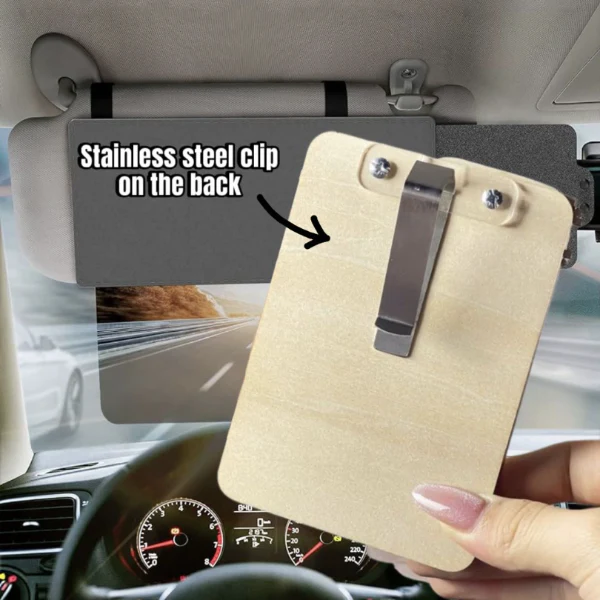 Personalized Couple Photo Car Visor Clip, Gift for Him - Image 3
