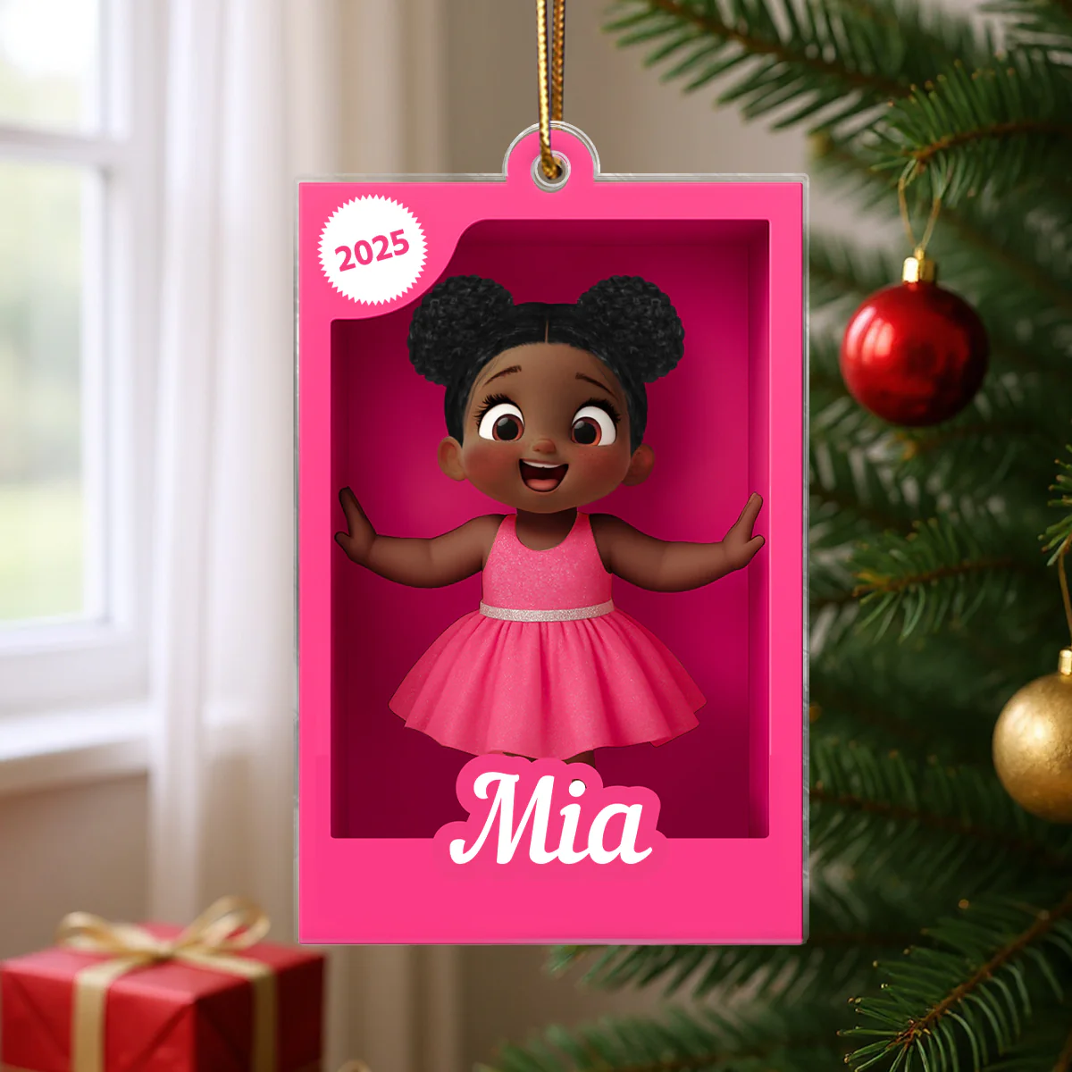 Personalized Kid In Toy Box 3D Acrylic Ornament, Christmas Gift For Kids, Grandkids - Image 6