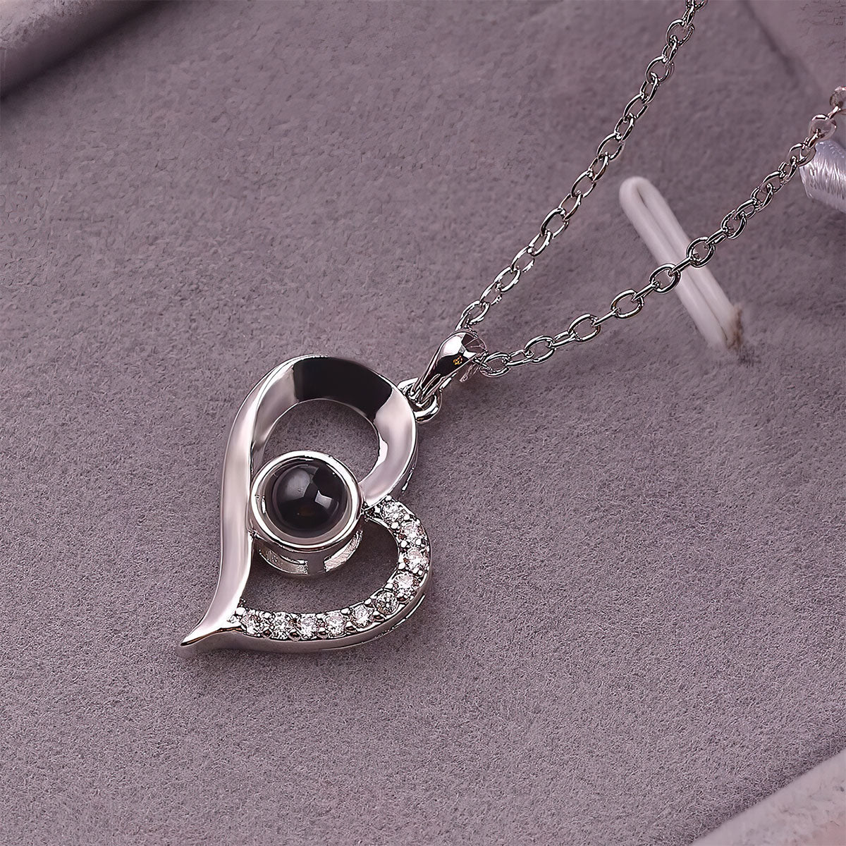 Photo Heart Pendant Necklace, Mother’s Day Gift, Gift For Best Friends - Image 4