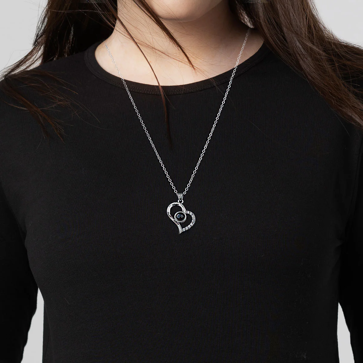 Photo Heart Pendant Necklace, Mother’s Day Gift, Gift For Best Friends - Image 6