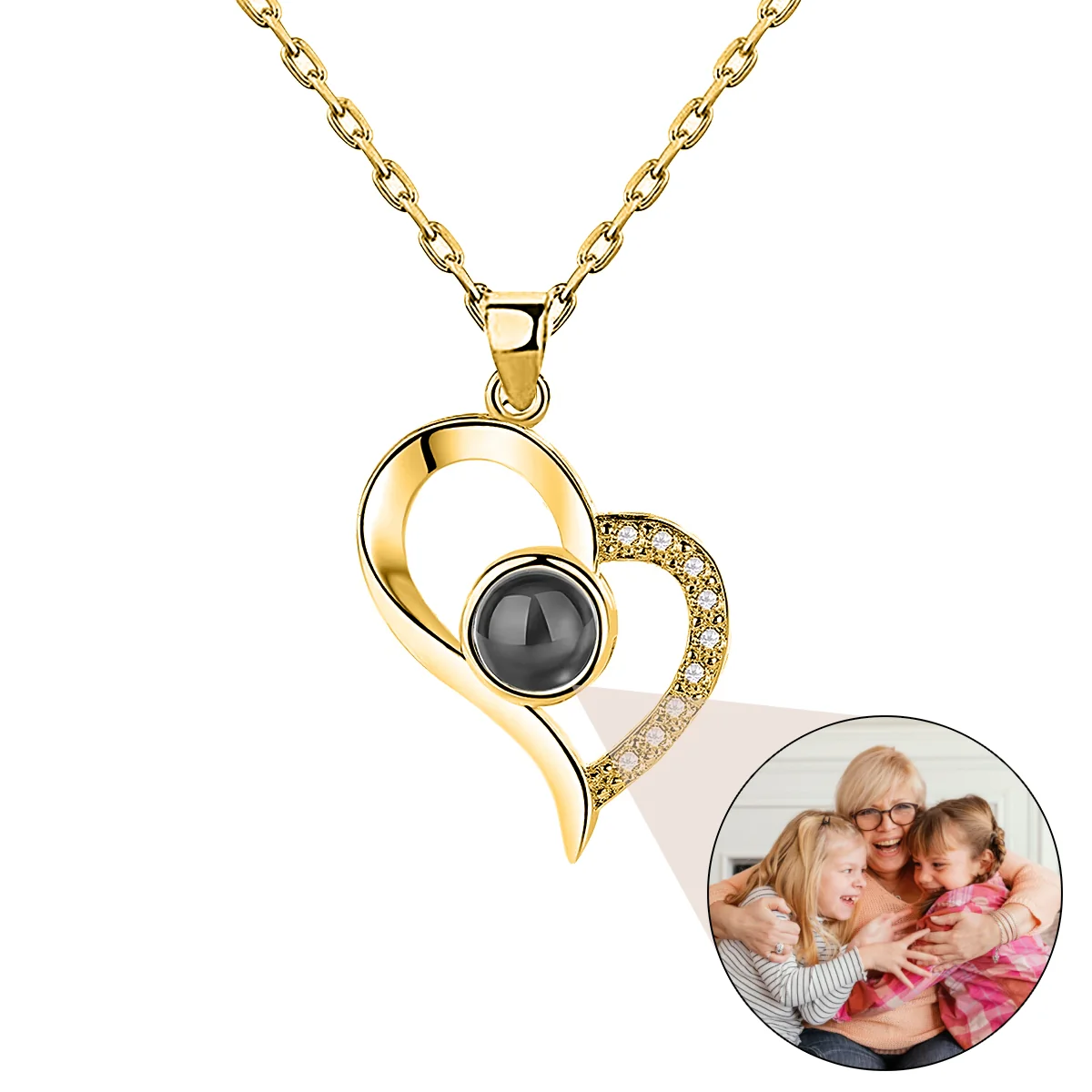 Photo Heart Pendant Necklace, Mother’s Day Gift, Gift For Best Friends - Image 8