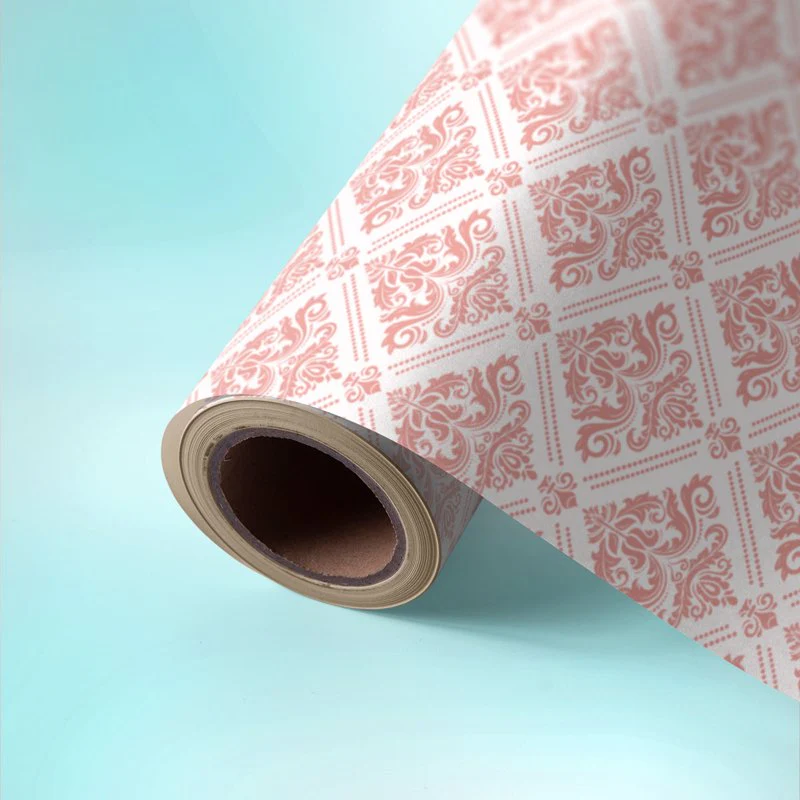 Pink Baroque Gift Wrapping Paper - Image 2