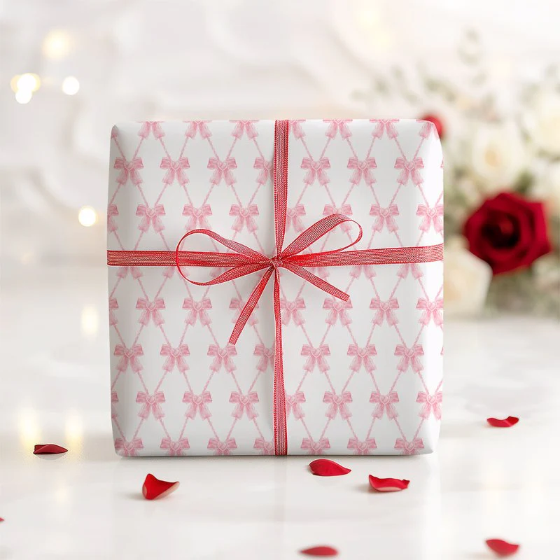 Pink Coquette Gift Wrapping Paper - Image 6