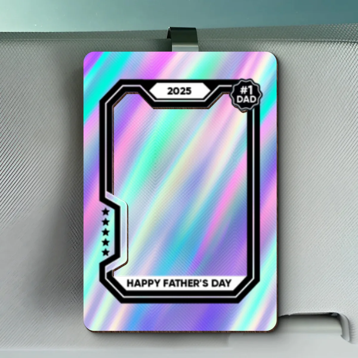Premium Baseball Card Personalized Acrylic Car Visor Clip, Father's Day Gift for Dads, Gift for Husband - Image 10