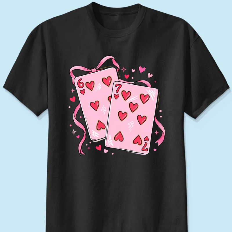 Preppy 67 Six Seven Valentine Shirt, Funny Shirt - Image 12