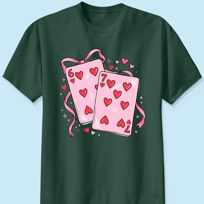 Preppy 67 Six Seven Valentine Shirt, Funny Shirt - Image 16