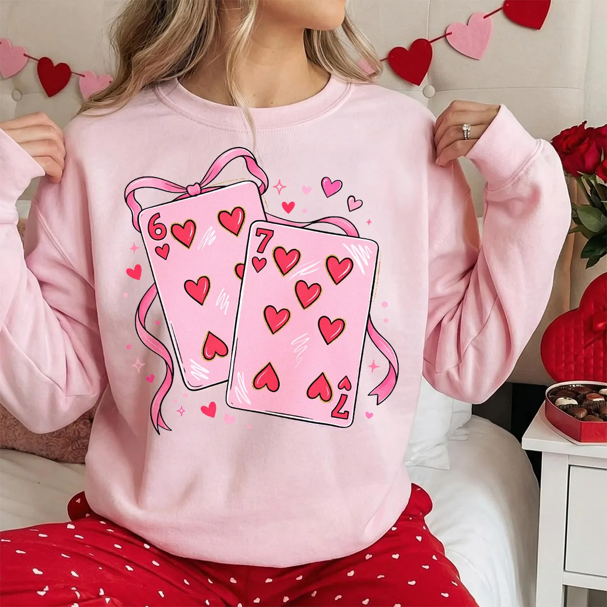Preppy 67 Six Seven Valentine Shirt, Funny Shirt - Image 3