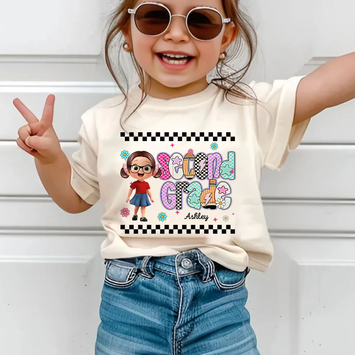 Preppy Back to School Shirt Pre-K to Fourth Grade for Kids, Boys, Girls, 1st Day of School - Image 10