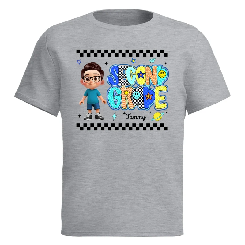 Preppy Back to School Shirt Pre-K to Fourth Grade for Kids, Boys, Girls, 1st Day of School - Image 12