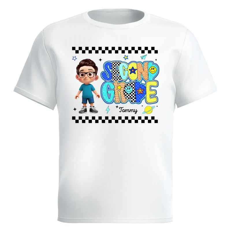 Preppy Back to School Shirt Pre-K to Fourth Grade for Kids, Boys, Girls, 1st Day of School - Image 13