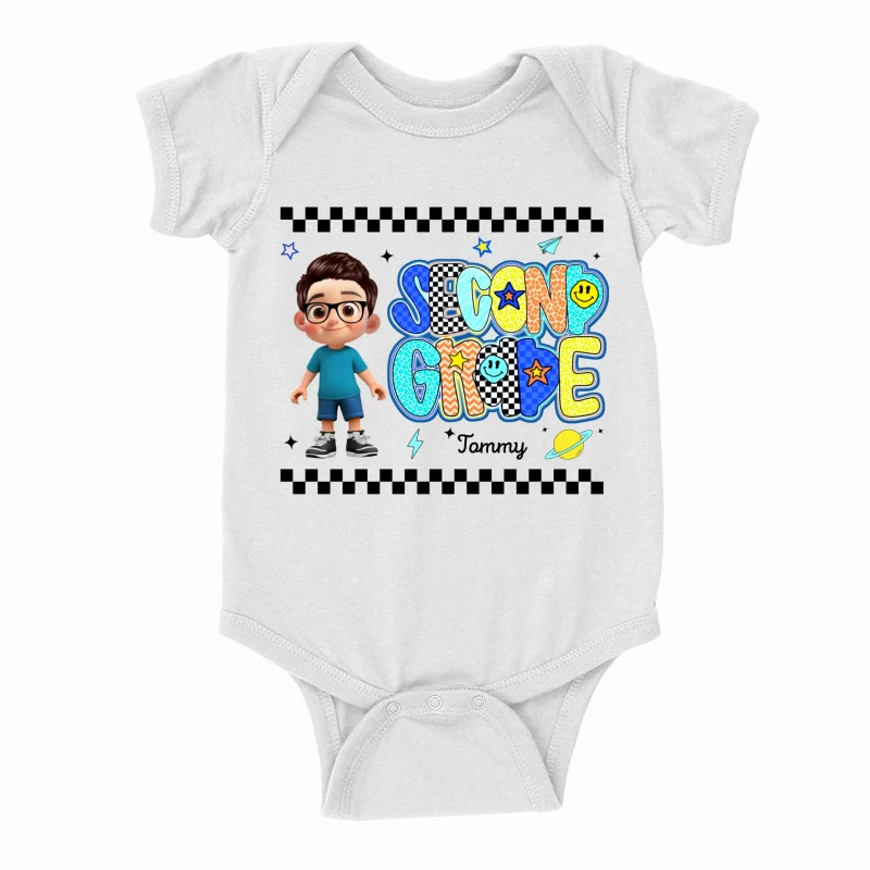 Preppy Back to School Shirt Pre-K to Fourth Grade for Kids, Boys, Girls, 1st Day of School - Image 16