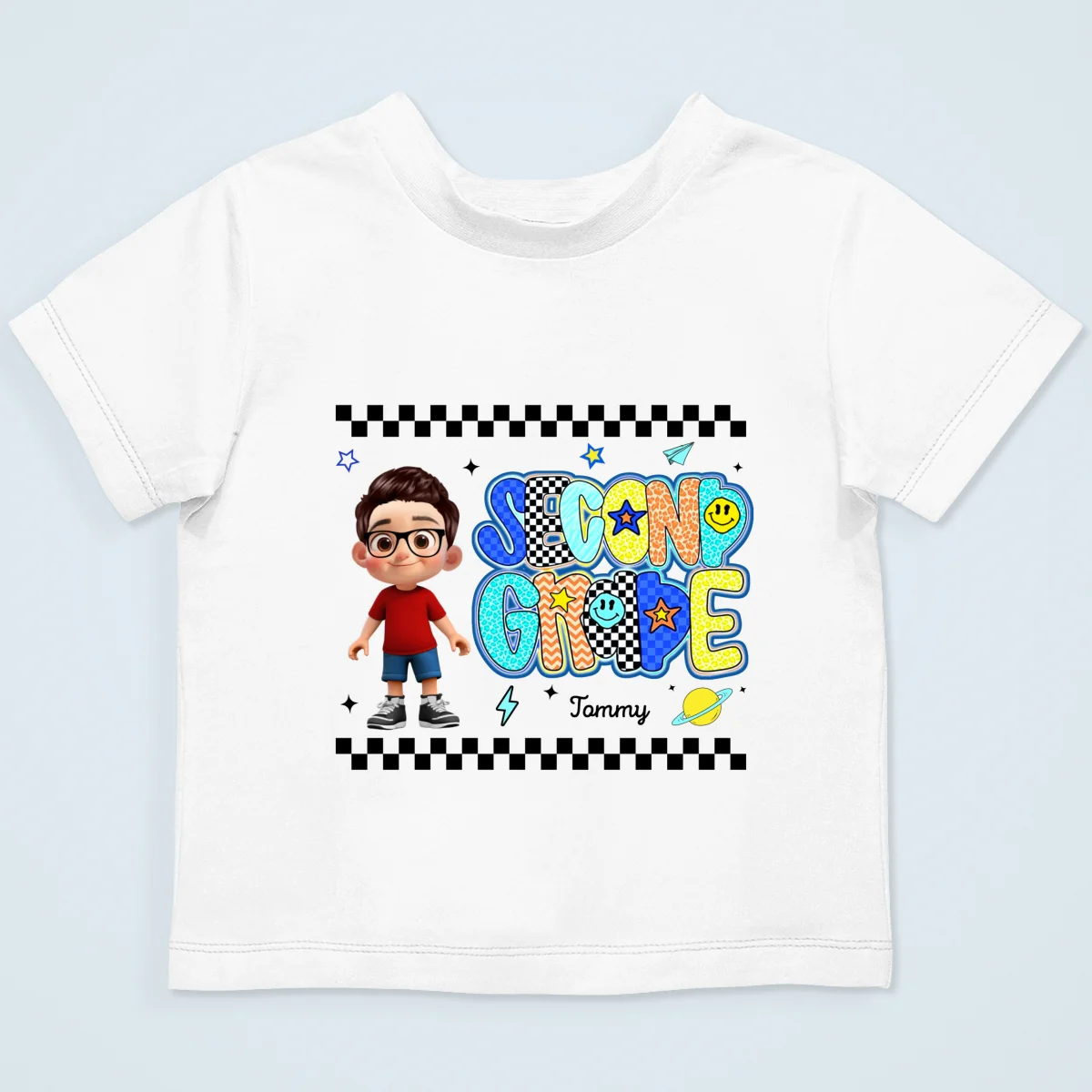 Preppy Back to School Shirt Pre-K to Fourth Grade for Kids, Boys, Girls, 1st Day of School - Image 17