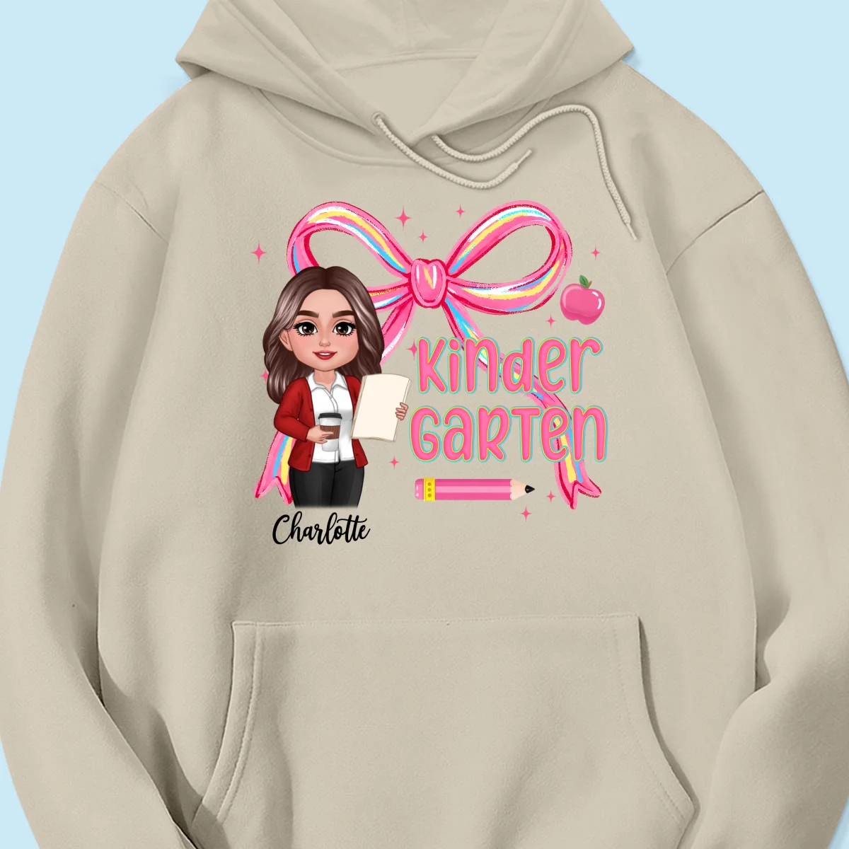 Preppy Style Pinky Teacher Custom Grade Personalized Shirt - Image 21