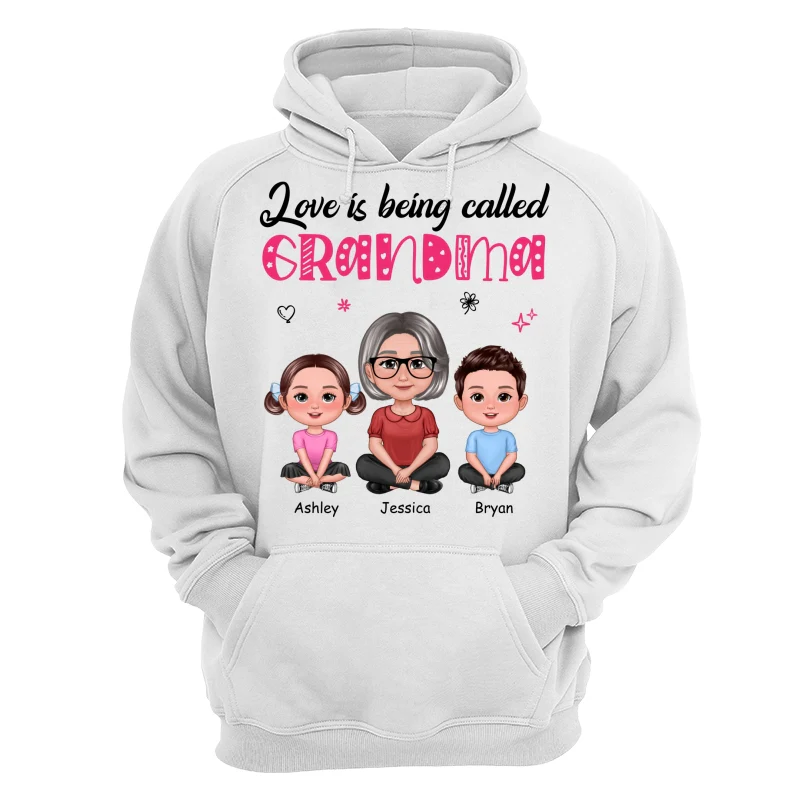 Pretty Doll Grandma Grandkids Love Is Being Called Mom Grandma Personalized Shirt - Image 13