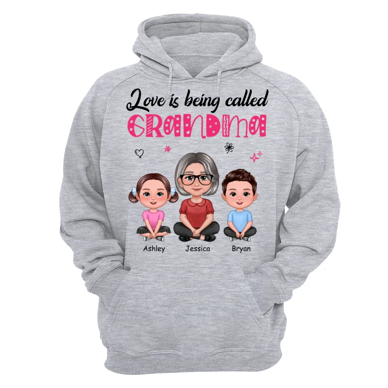 Pretty Doll Grandma Grandkids Love Is Being Called Mom Grandma Personalized Shirt - Image 14
