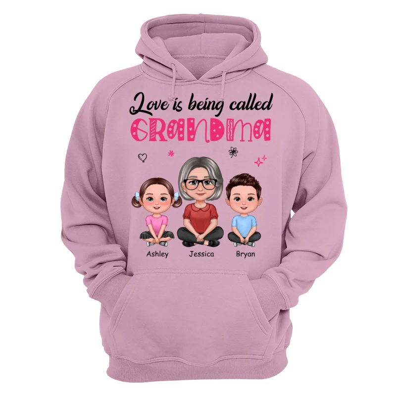 Pretty Doll Grandma Grandkids Love Is Being Called Mom Grandma Personalized Shirt - Image 15