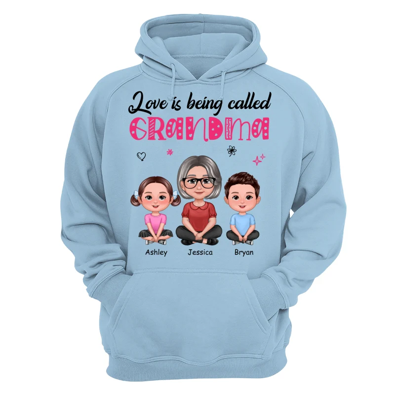 Pretty Doll Grandma Grandkids Love Is Being Called Mom Grandma Personalized Shirt - Image 16