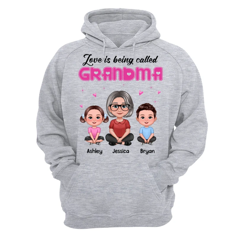 Pretty Doll Grandma Grandkids Love Is Being Called Pink Personalized Shirt - Image 14