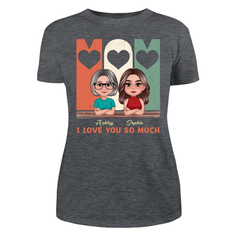 Pretty Doll Mom Daughters Retro Personalized Shirt - Image 10