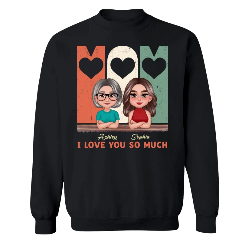 Pretty Doll Mom Daughters Retro Personalized Shirt - Image 14
