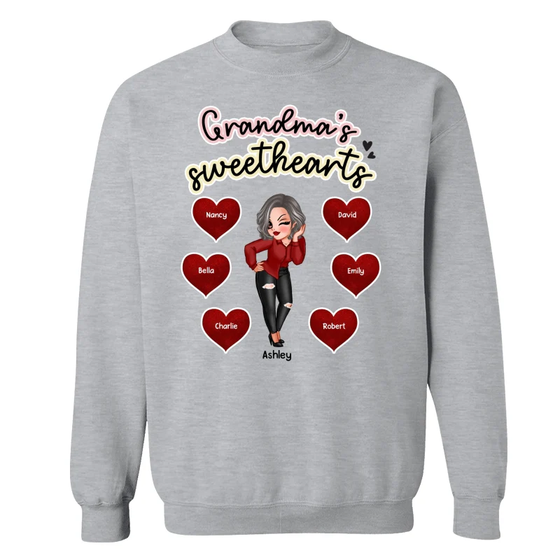 Pretty Grandma Sweetheart Personalized Shirt - Image 18