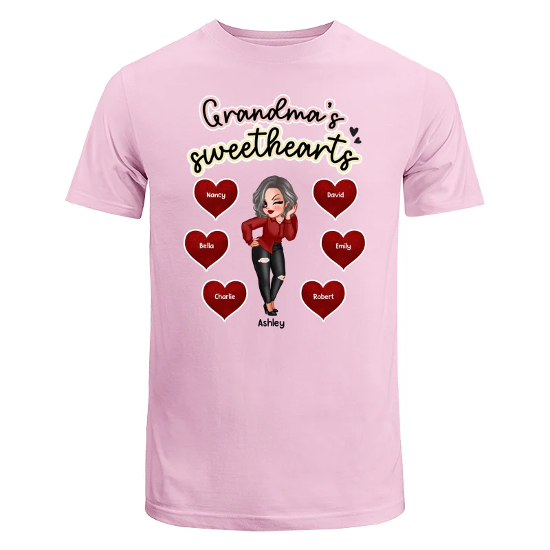 Pretty Grandma Sweetheart Personalized Shirt - Image 7