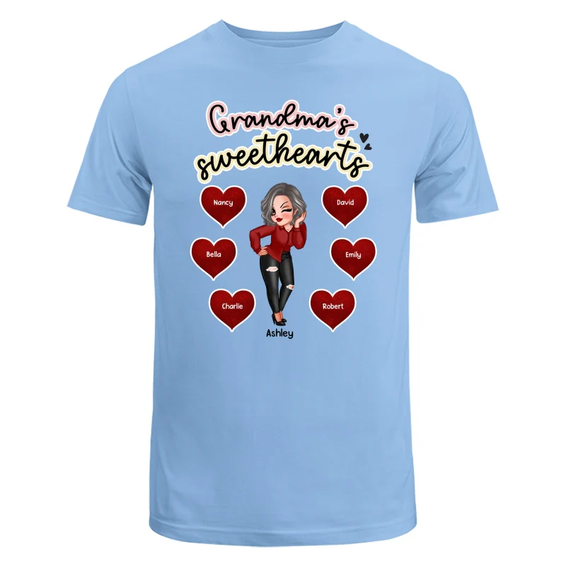 Pretty Grandma Sweetheart Personalized Shirt - Image 8