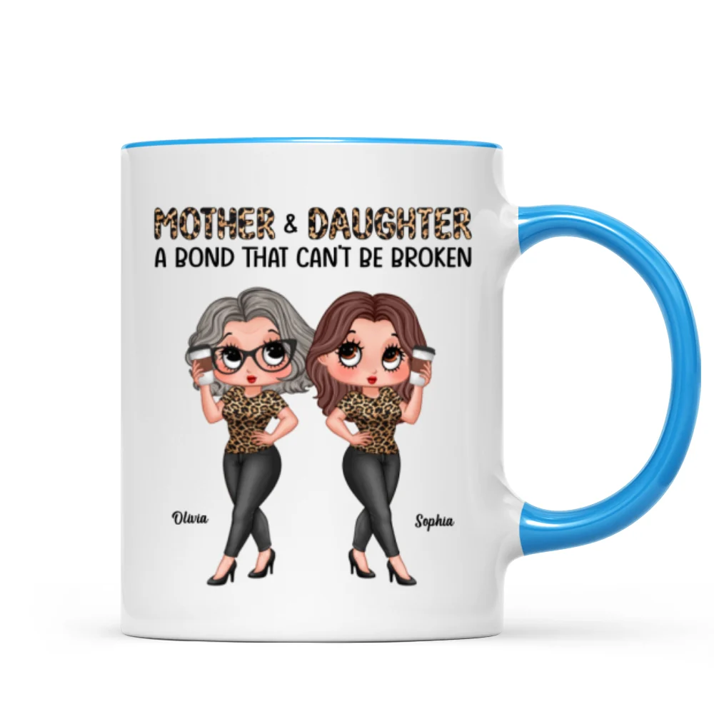 Pretty Sassy Leopard Like Mother Like Daughter Gift For Mom Personalized Mug - Image 11