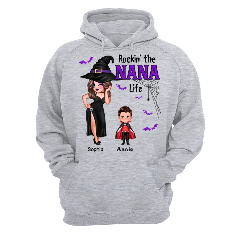 Pretty Woman Halloween Rockin‘ The Grandma Mom Auntie Life Personalized Shirt - Image 10