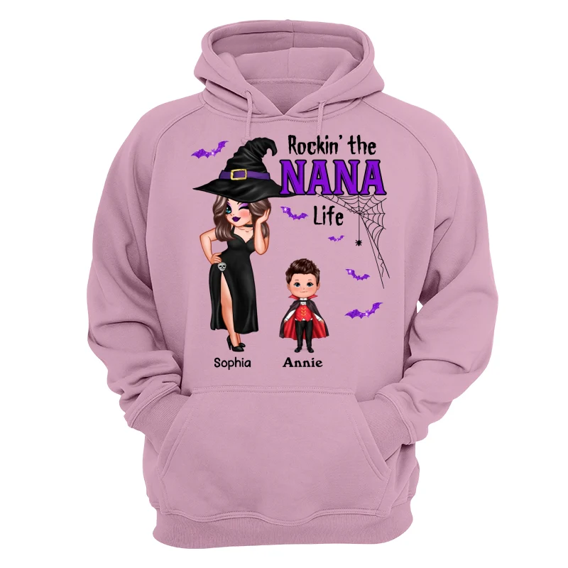Pretty Woman Halloween Rockin‘ The Grandma Mom Auntie Life Personalized Shirt - Image 11