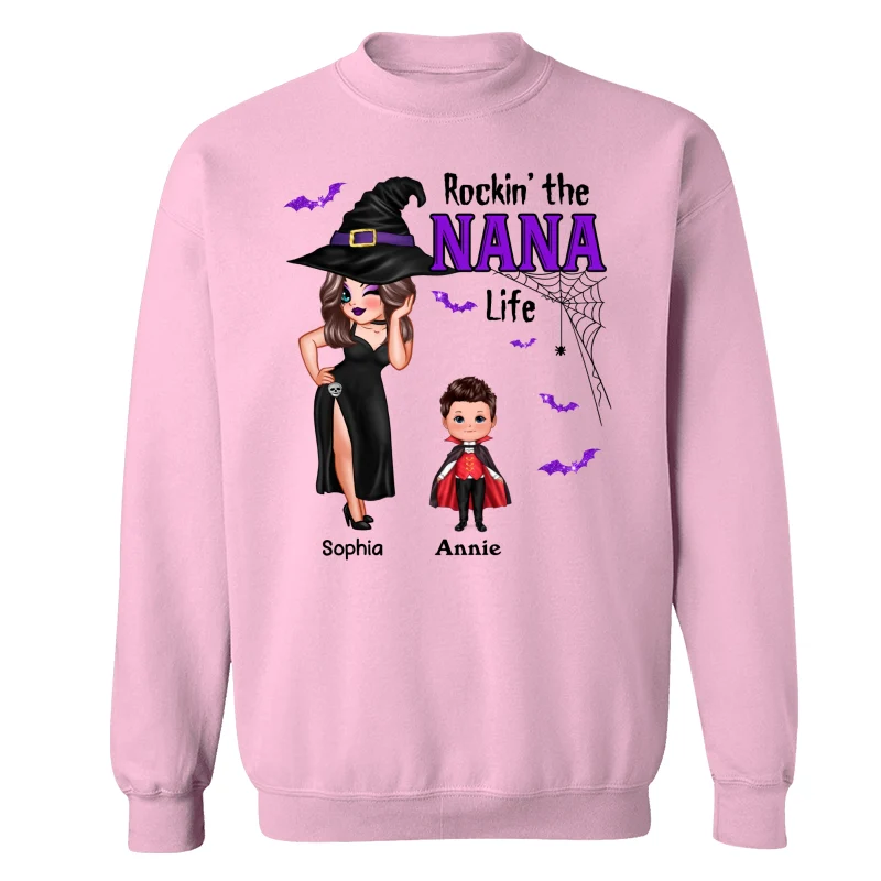 Pretty Woman Halloween Rockin‘ The Grandma Mom Auntie Life Personalized Shirt - Image 15