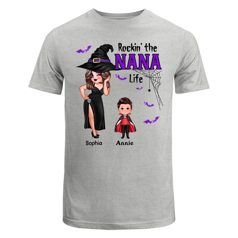 Pretty Woman Halloween Rockin‘ The Grandma Mom Auntie Life Personalized Shirt - Image 2