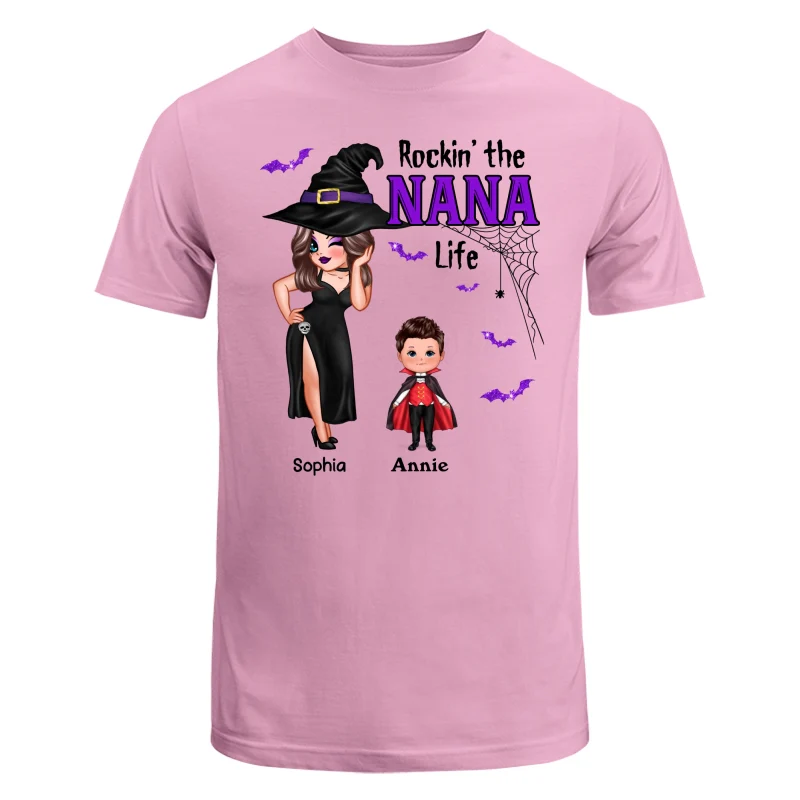 Pretty Woman Halloween Rockin‘ The Grandma Mom Auntie Life Personalized Shirt - Image 3