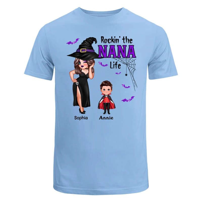 Pretty Woman Halloween Rockin‘ The Grandma Mom Auntie Life Personalized Shirt - Image 4