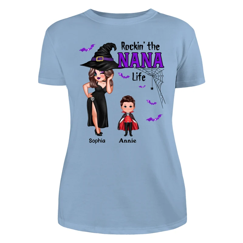 Pretty Woman Halloween Rockin‘ The Grandma Mom Auntie Life Personalized Shirt - Image 8