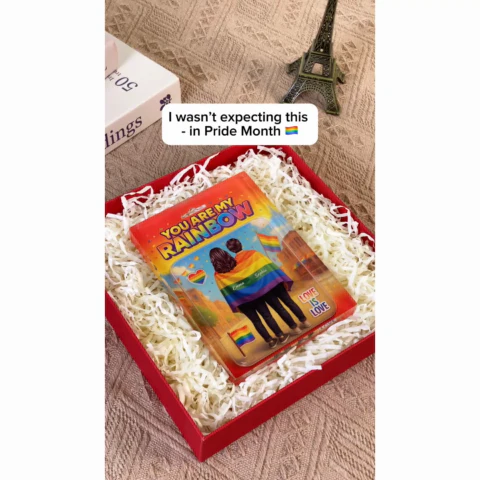 Pride Month LGBT Couple Custom Figure Personalized Rectangle Acrylic Block Plaque, Gift For Couple - Image 2