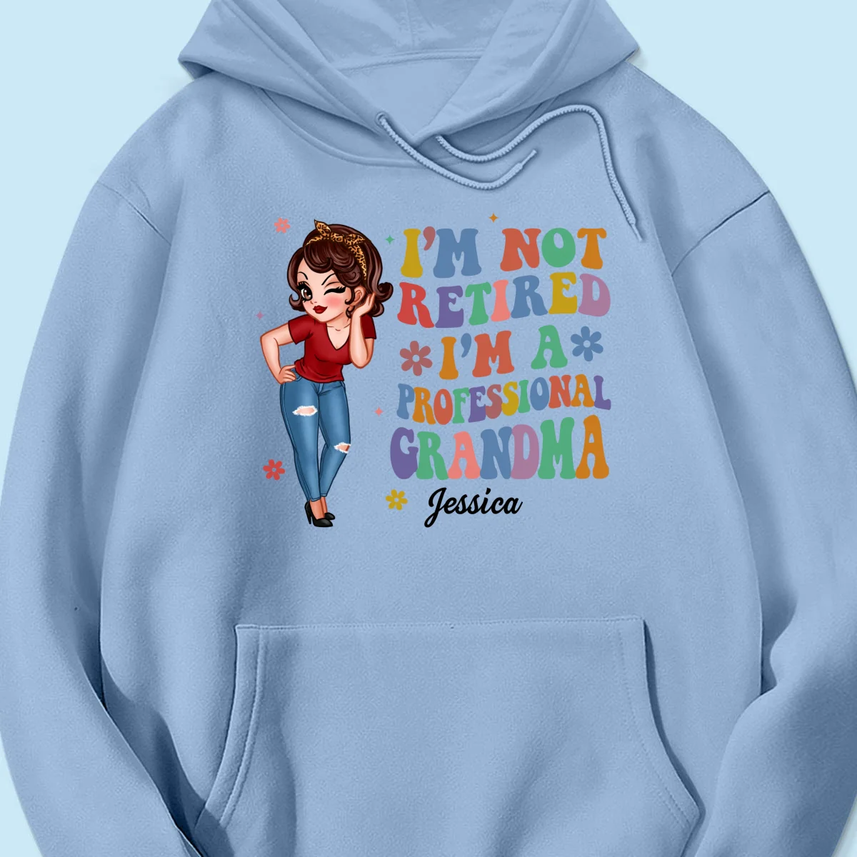 Professional Grandma Vintage Stylish Design Personalized Shirt, Retirement Gift For Grandma - Image 18