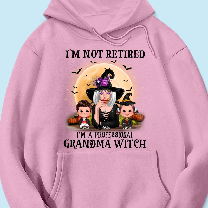 Professional Grandma Witch Halloween Personalized Shirt - Image 17