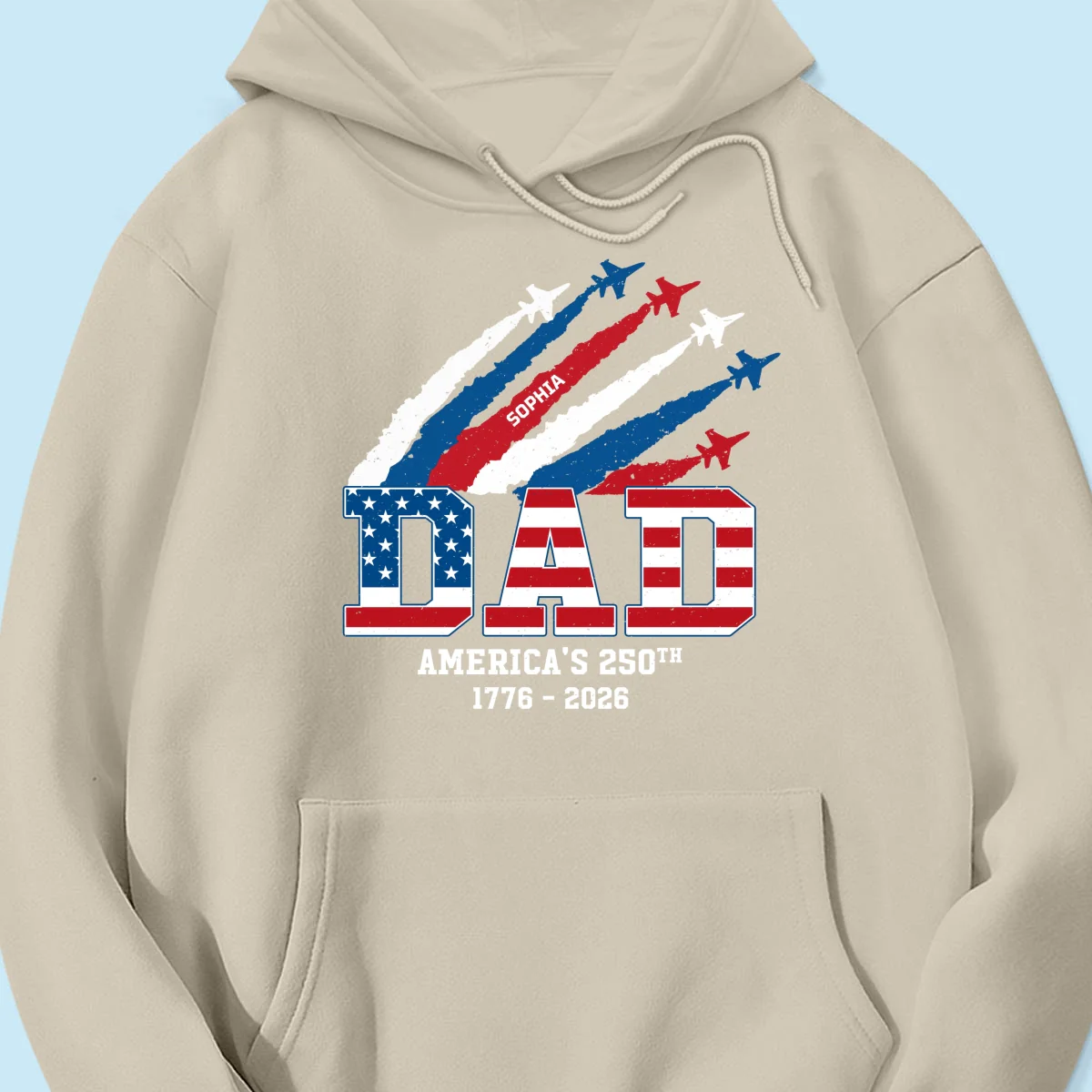 Proud Dad Nation Flag American 250th Anniversary - Personalized Shirt - Cool Father's Day Gift For Dad - Image 22
