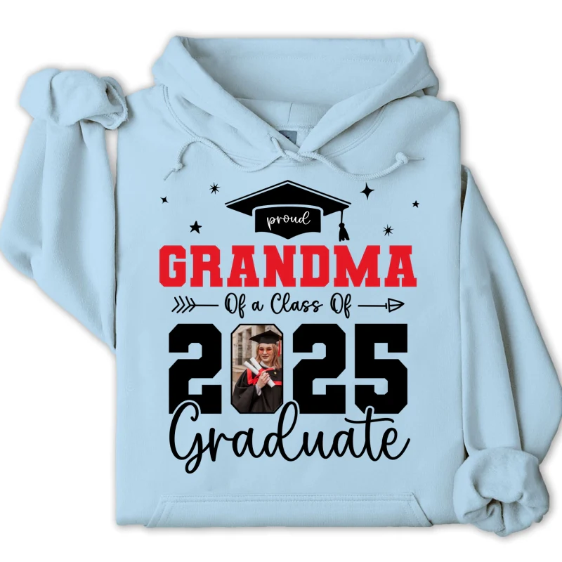 Proud Family Of 2025 Senior Graduation Photo Personalized Shirt - Image 20