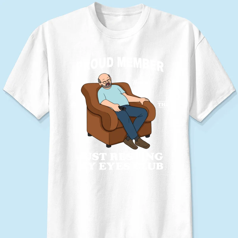 Proud Member Of Just Resting My Eyes Club - Personalized Shirt - Funny Father's Day Gift For Husband, Dad - Image 12