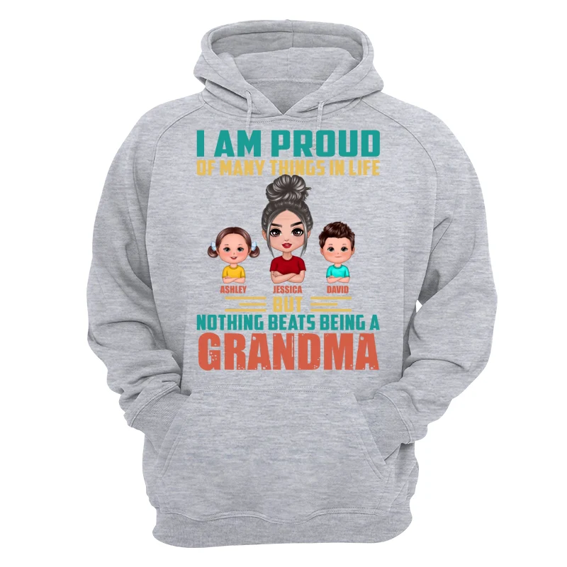 Proud Of Being A Grandma Doll Grandma Grandkids Personalized Shirt - Image 14