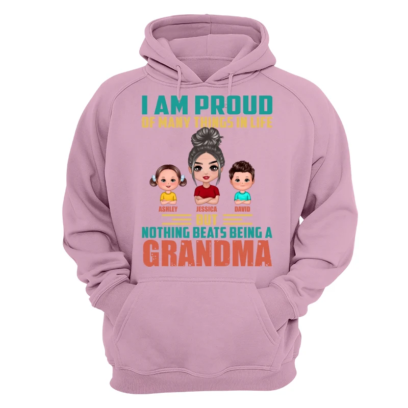 Proud Of Being A Grandma Doll Grandma Grandkids Personalized Shirt - Image 15