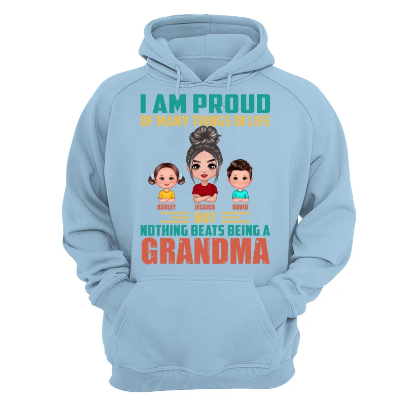 Proud Of Being A Grandma Doll Grandma Grandkids Personalized Shirt - Image 16