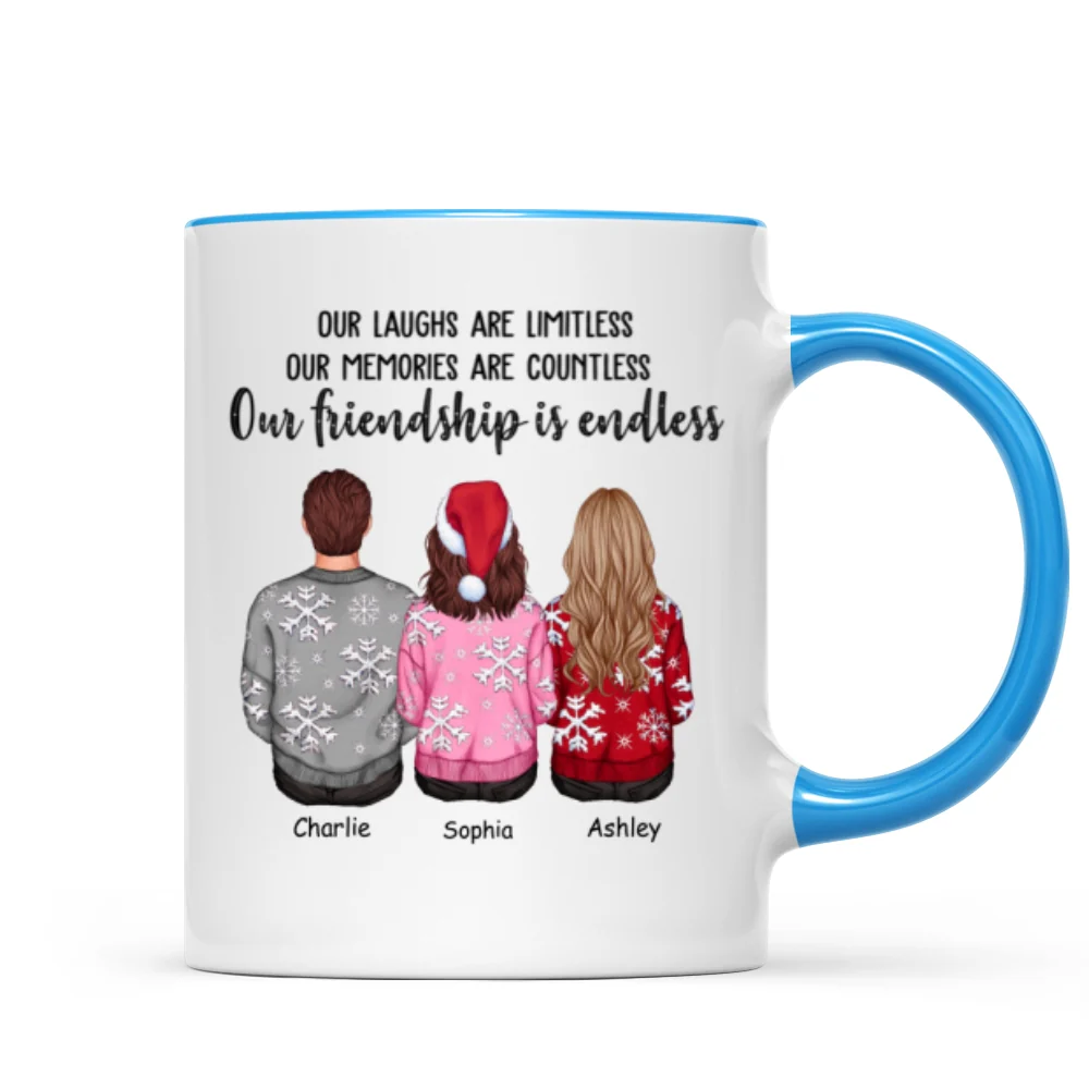 Personalized Best Friends Mug Gift, Personalized Friendship Gift, Soul Sister Christmas Gift for Best Friend, Long Distance Friendship Gift - Image 10