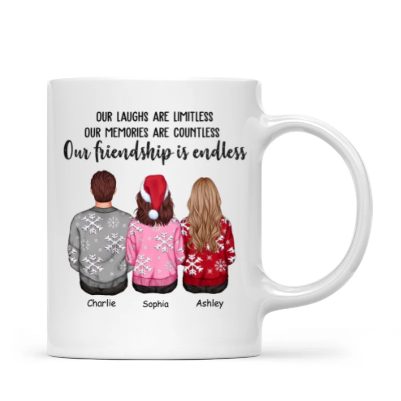 Personalized Best Friends Mug Gift, Personalized Friendship Gift, Soul Sister Christmas Gift for Best Friend, Long Distance Friendship Gift - Image 6