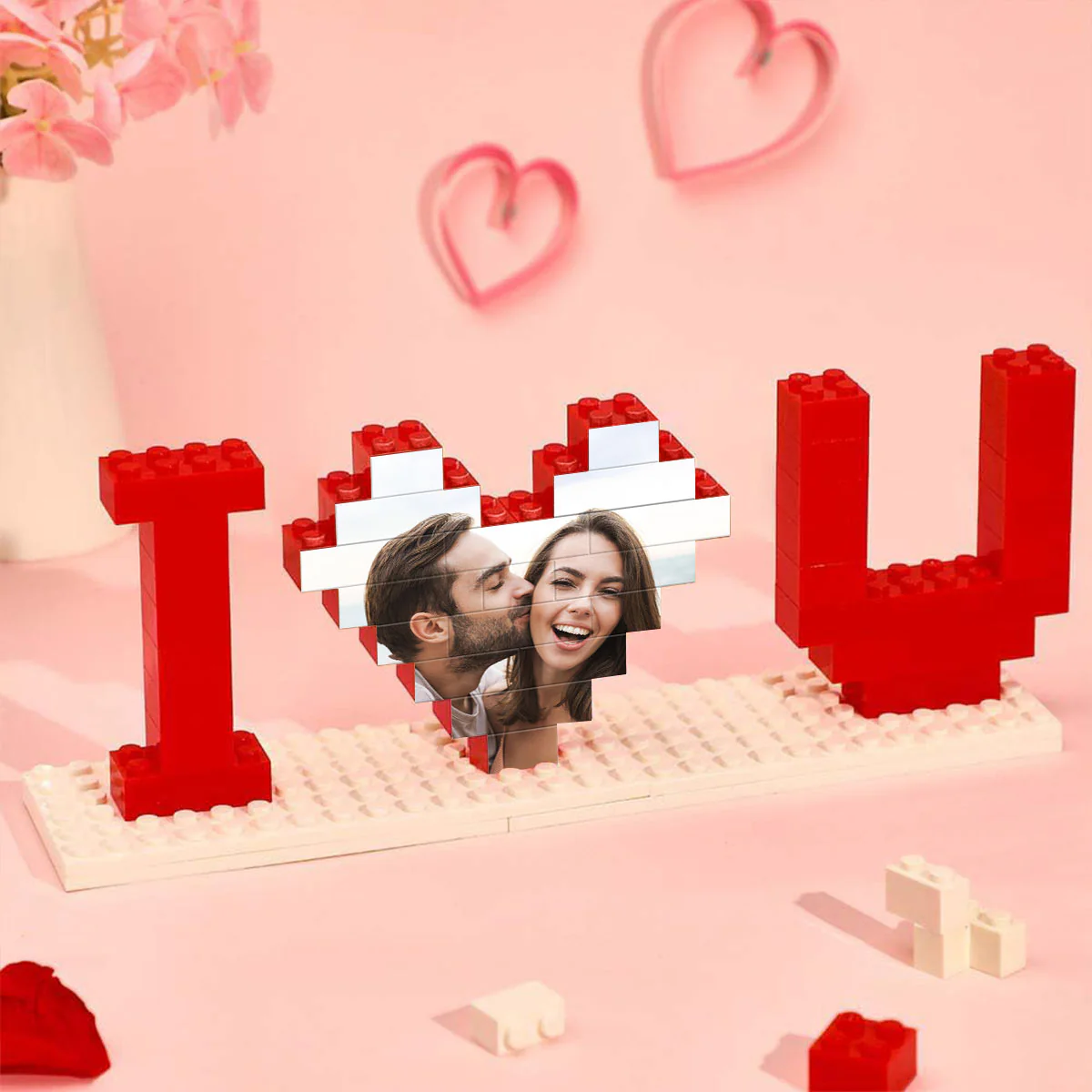 Personalized Building Blocks Puzzle, Custom Photo Puzzle, I Love You Block Puzzle, Birthday, Gifts for Her, Anniversary Gift, Gifts for Momm - Image 3